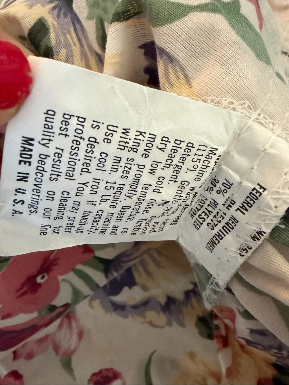Vintage Pillow cases set of 2 Ruffle floral Cottagecore Pillow Cases